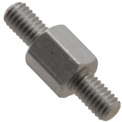 4728S20 4728-S-20 MALE/MALE STDF 1/4 HEX X 1/8 L, 6-32 THD STEEL